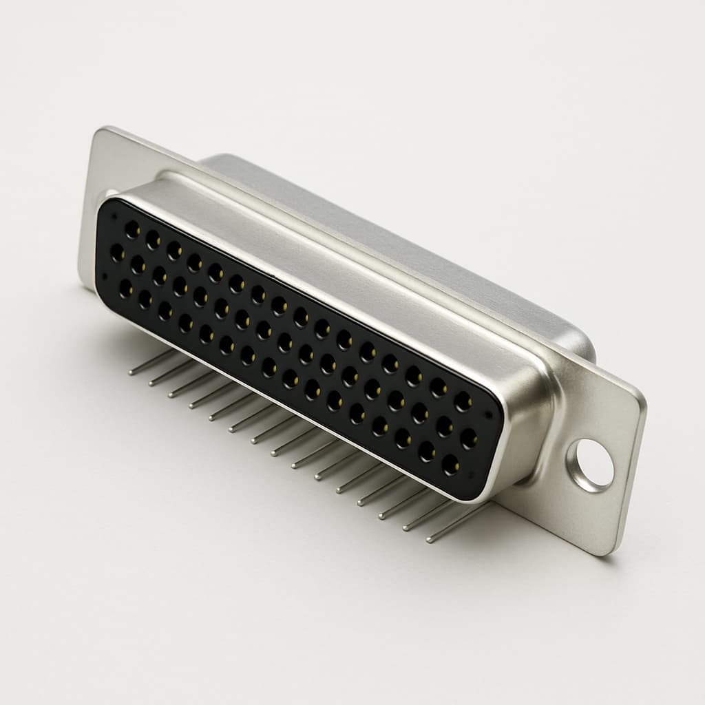 Molex / FCT 1731100135 (F37S1G3-2275) D-SUB PC Receptacle — illustrative AI-generated image