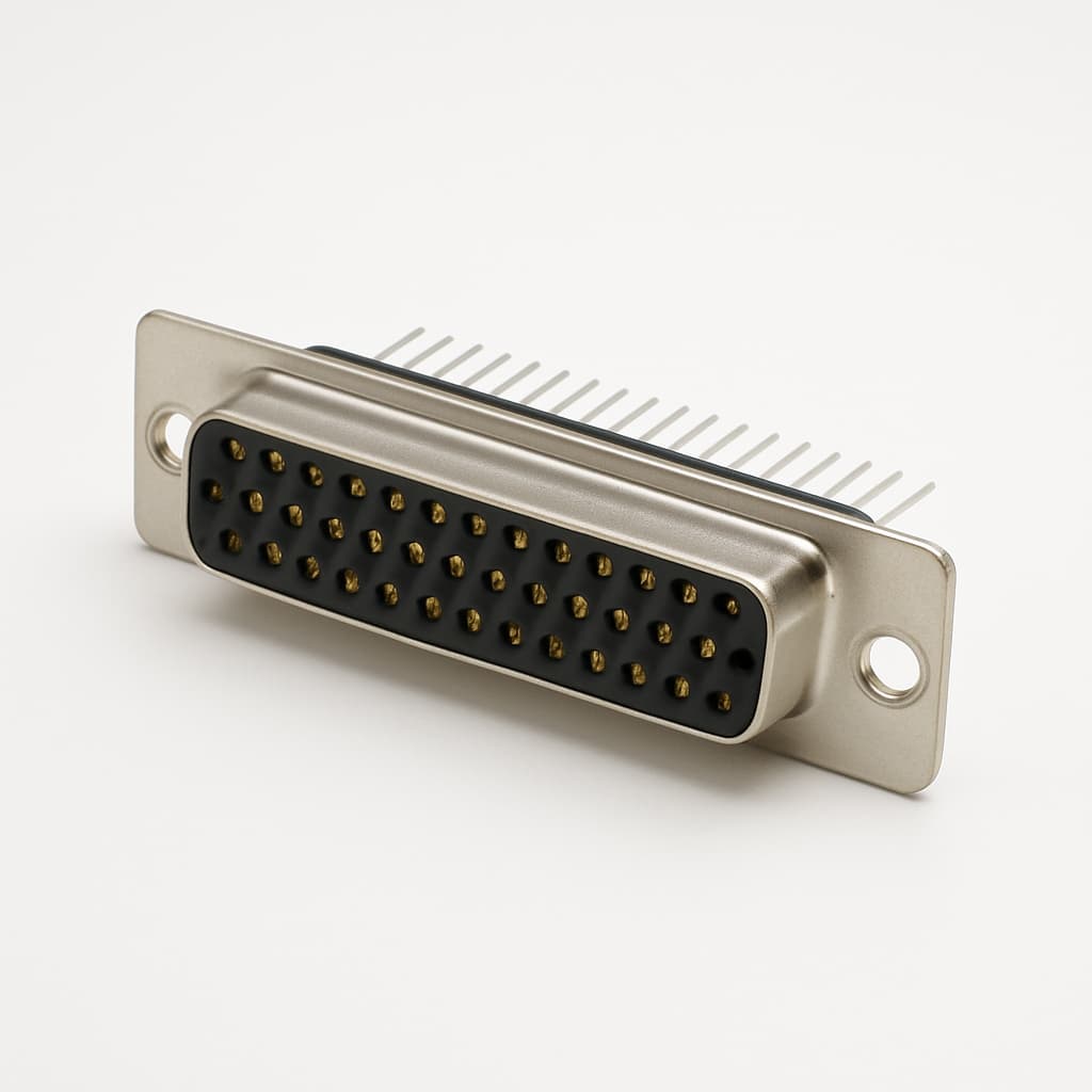 Molex / FCT 1731090815 (F37S1G3-K198) D-SUB Receptacle 37 PN — illustrative AI-generated image