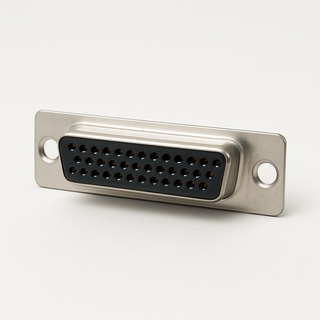 Molex / FCT 1731091912 (F37S5G1A-1002) D-Sub Connector — illustrative AI-generated image