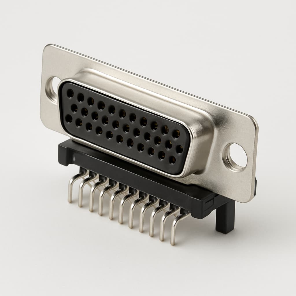 Molex / FCT 1731090478 D-Sub Receptacle — illustrative AI-generated image
