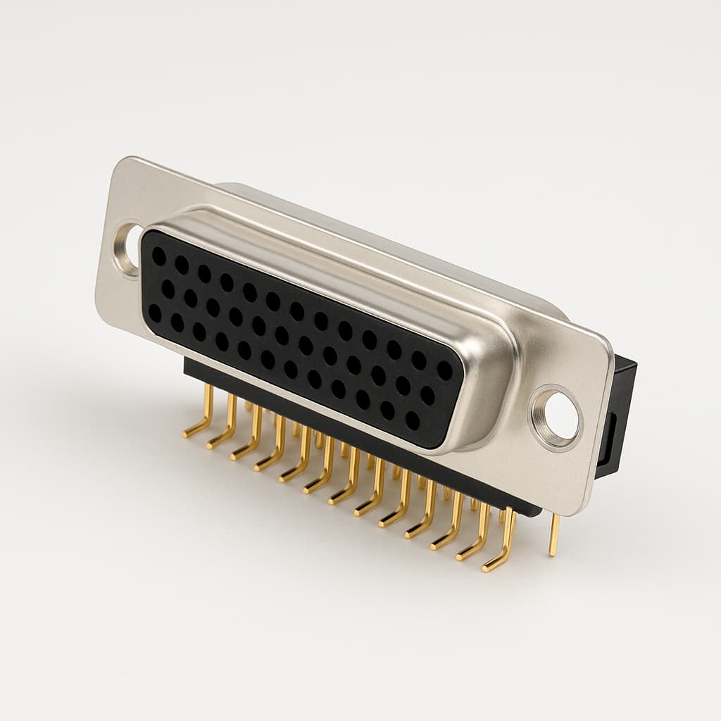 Molex / FCT 1731090212 (F37S5G2-1004) D-SUB Receptacle — illustrative AI-generated image