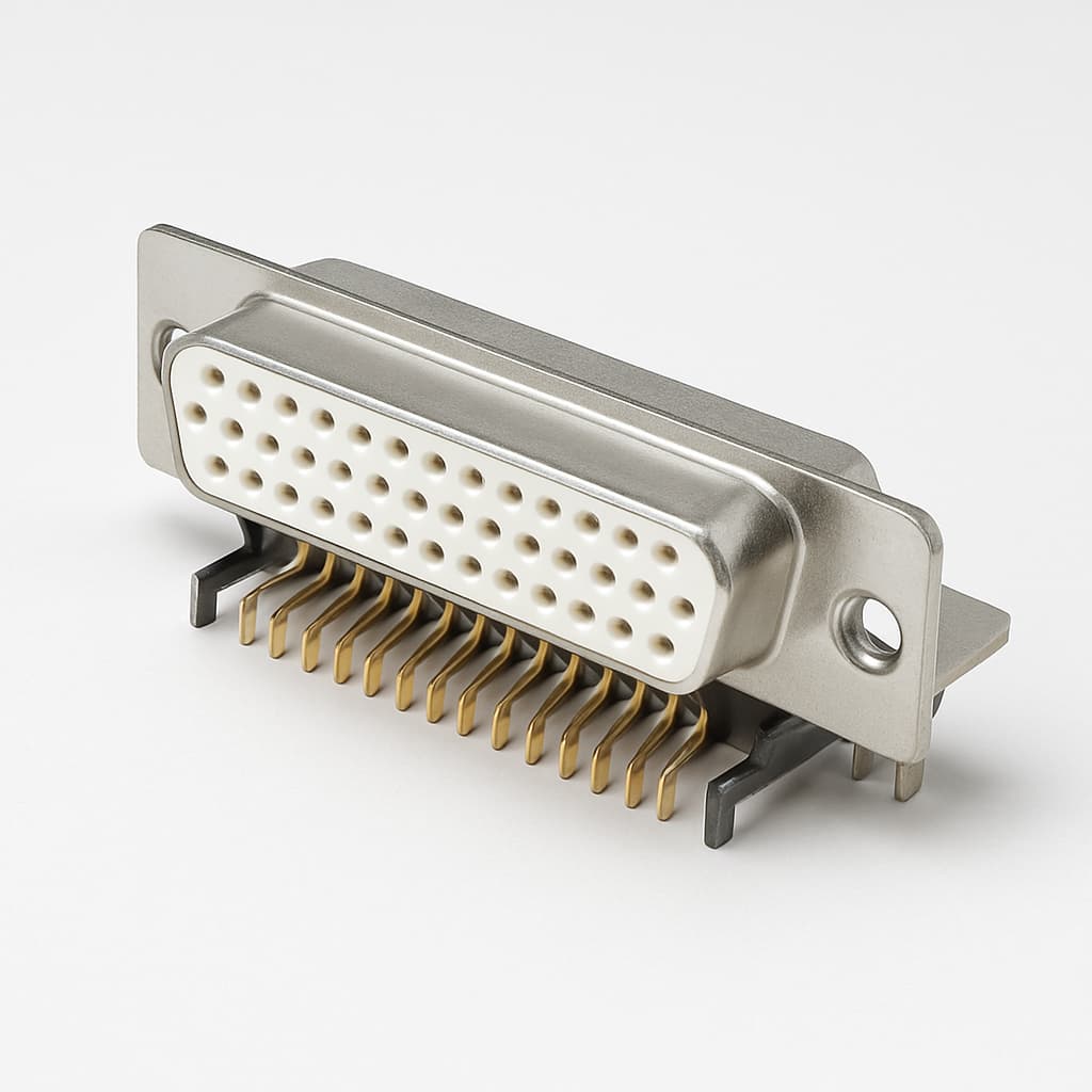 Molex / FCT 1731090222 (F37S5G3-1004) D-SUB Receptacle — illustrative AI-generated image