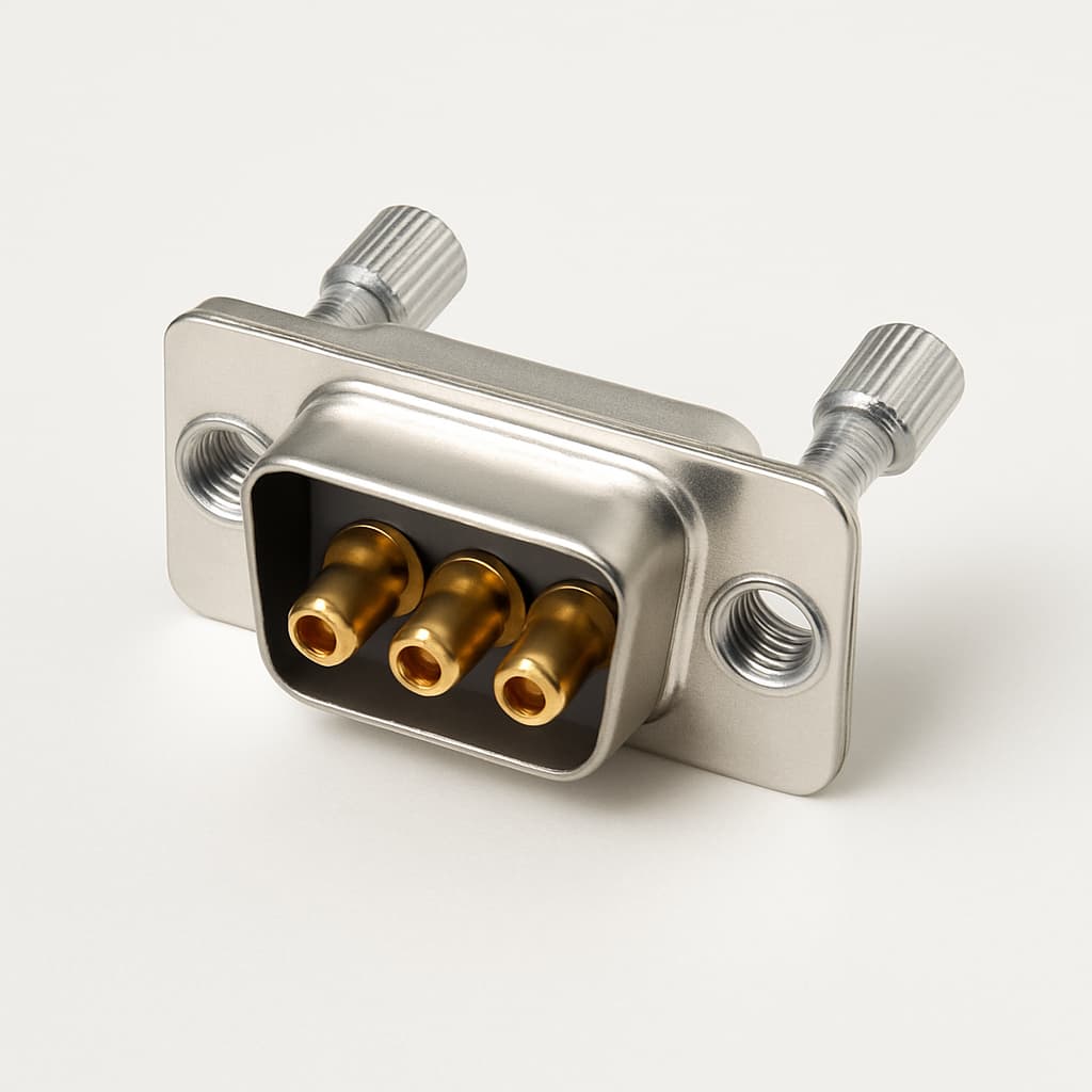 Molex / FCT 1731070667 (F3W3PC-3924) D-Sub Plug — illustrative AI-generated image