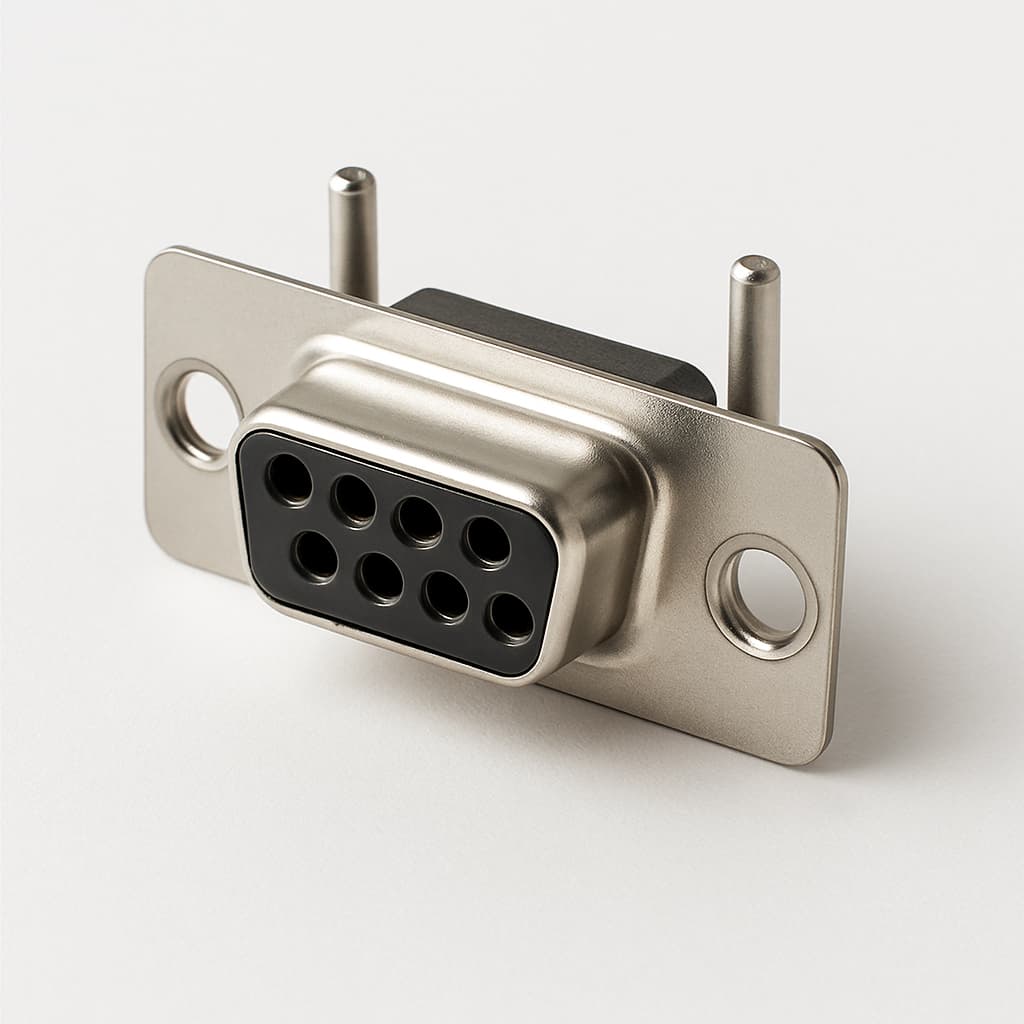 Molex / FCT 1731070666 (F3W3SC-1480) D-Sub Receptacle — illustrative AI-generated image