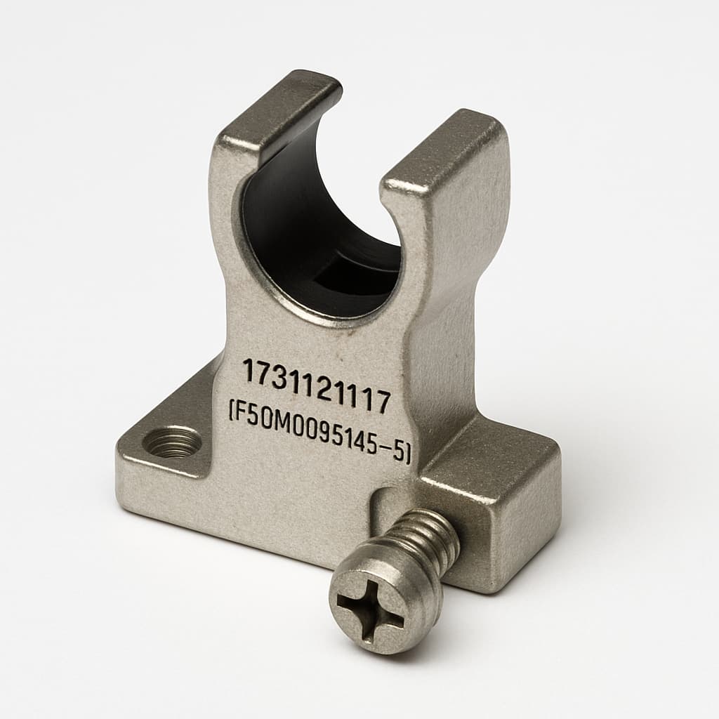 Molex / FCT 1731121117 (F50M009S145+S) Cable Clamp — illustrative AI-generated image