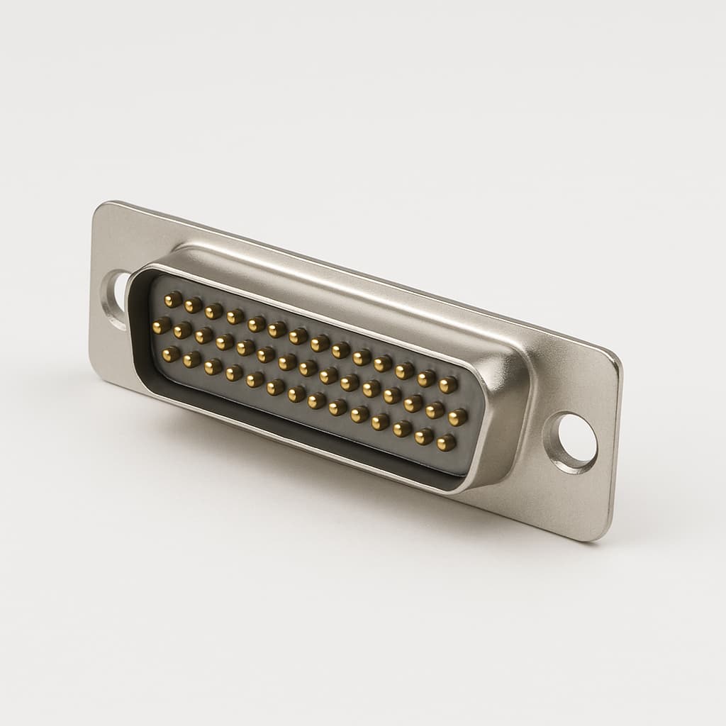 Molex / FCT 1731091571 (F50P18G1-3750) D-SUB — illustrative AI-generated image