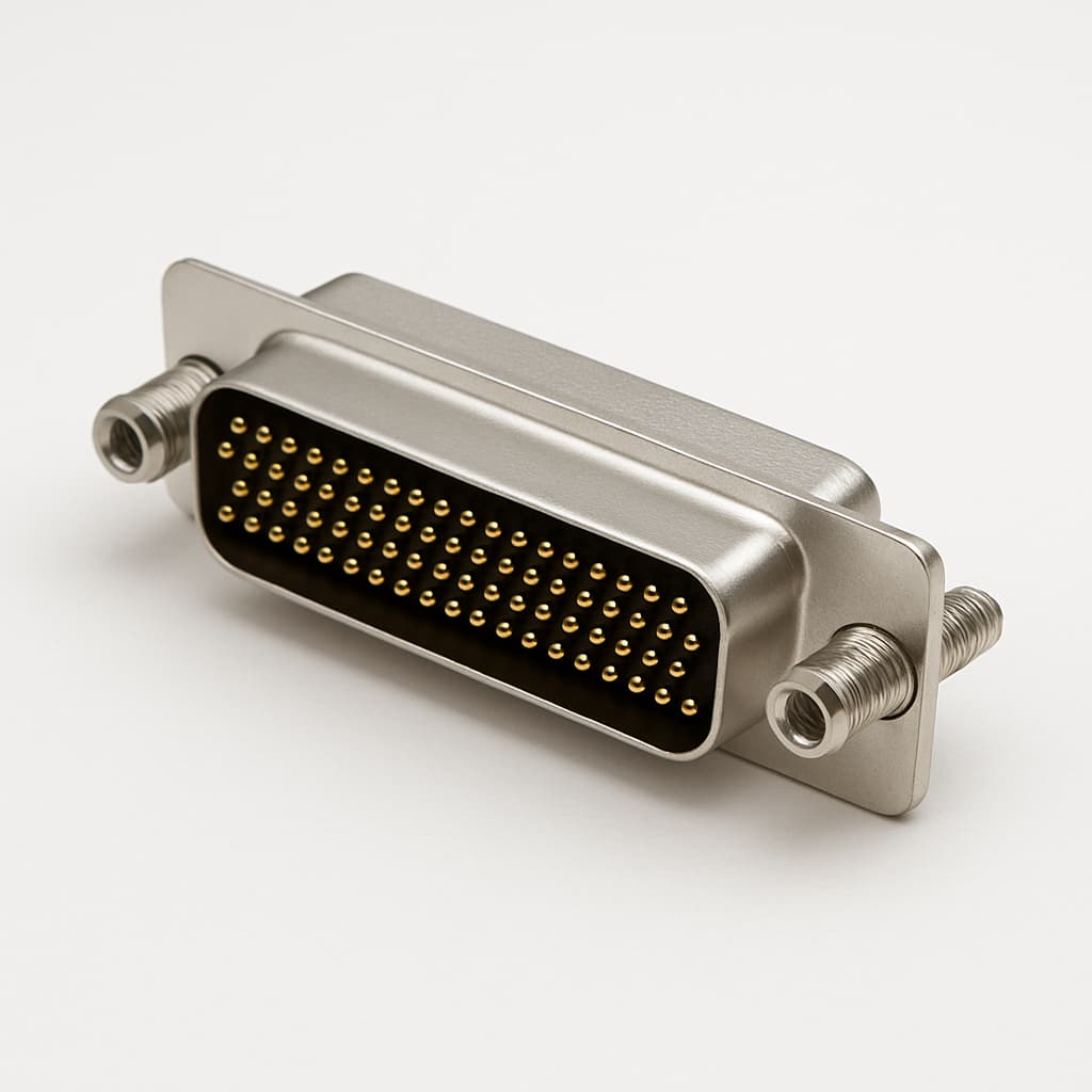 Molex / FCT 1731090160 (F50P1G3-0982) D-SUB Plug — illustrative AI-generated image