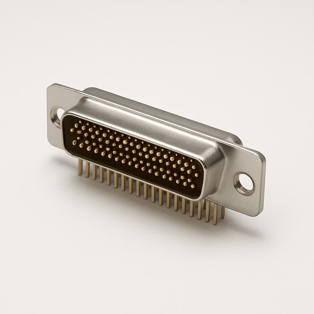 Molex / FCT 1731090170 D-Sub RA PC Plug, 50 PN — illustrative AI-generated image