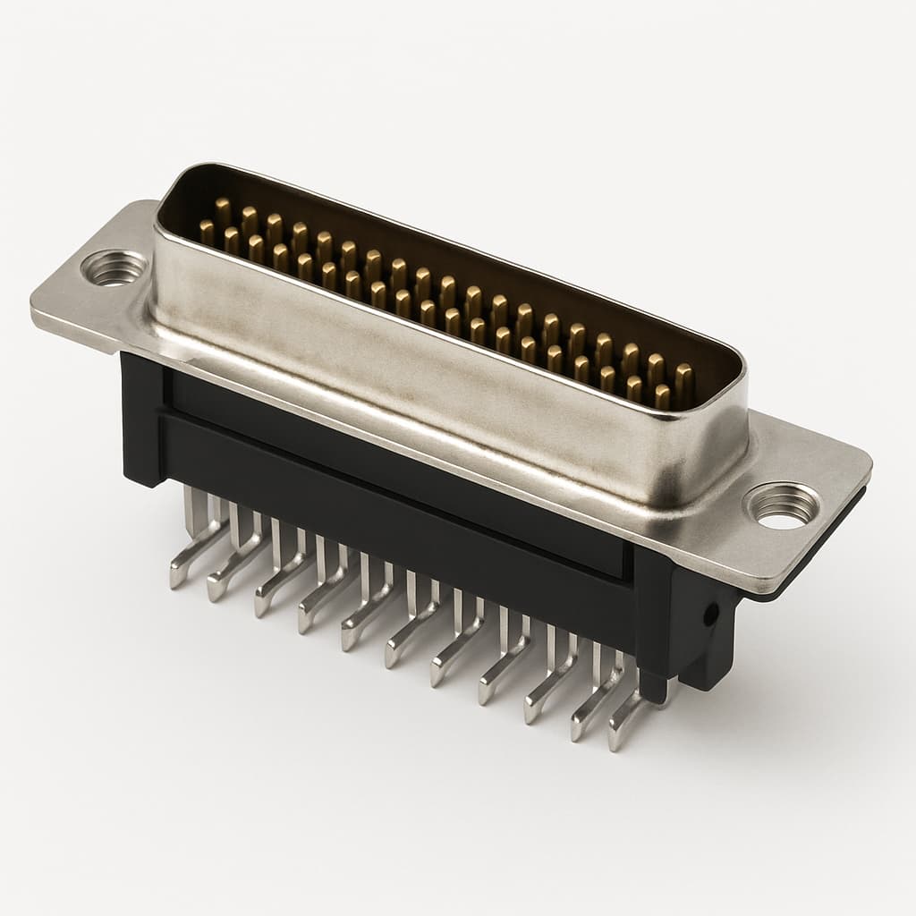 Molex / FCT 1731090199 (F50P5G1-3744) D-Sub PC Plug — illustrative AI-generated image