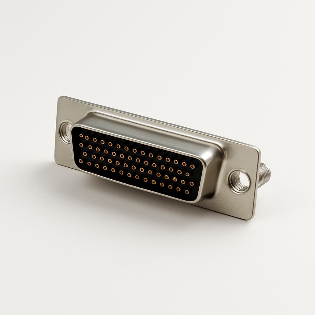 Molex / FCT 1731091590 (F50P5G2-1455) D-SUB — illustrative AI-generated image