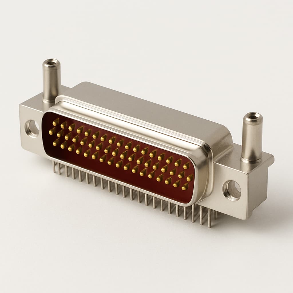 Molex / FCT 1731090180 (F50P5G2-1982) D-Sub Plug — illustrative AI-generated image