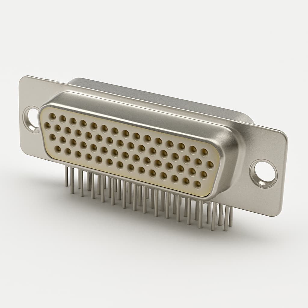 Molex / FCT 1731090145 (F50S1G1-0982) D-Sub PC Receptacle — illustrative AI-generated image