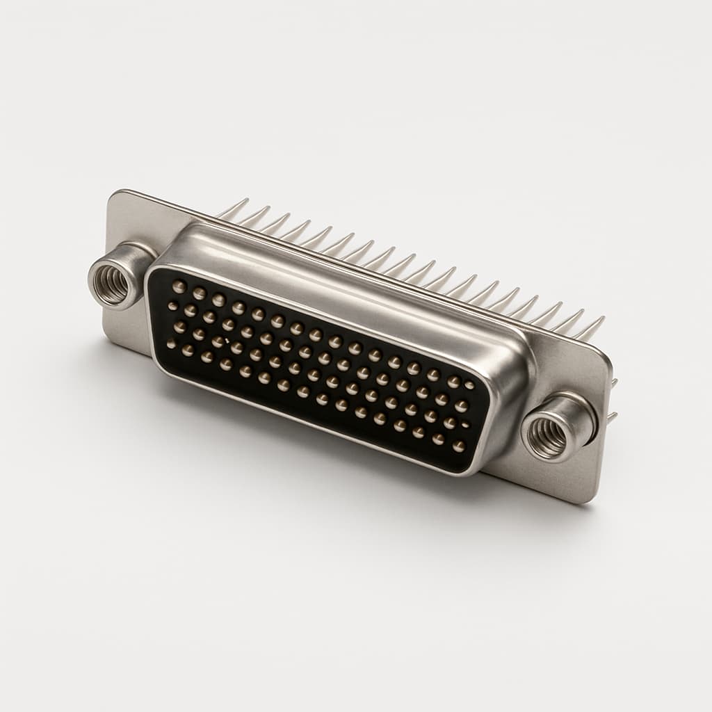 Molex / FCT 1731090455 D-Sub Receptacle — illustrative AI-generated image