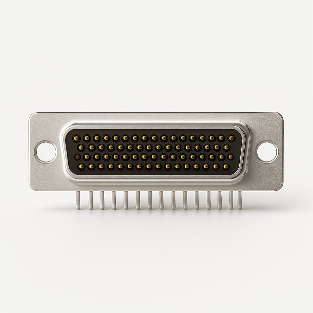 Molex / FCT 1731100136 D-Sub Receptacle — illustrative AI-generated image