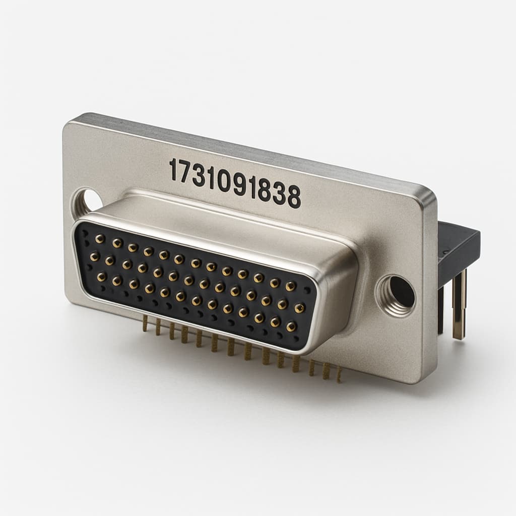 Molex / FCT 1731091888 D-SUB Receptacle — illustrative AI-generated image