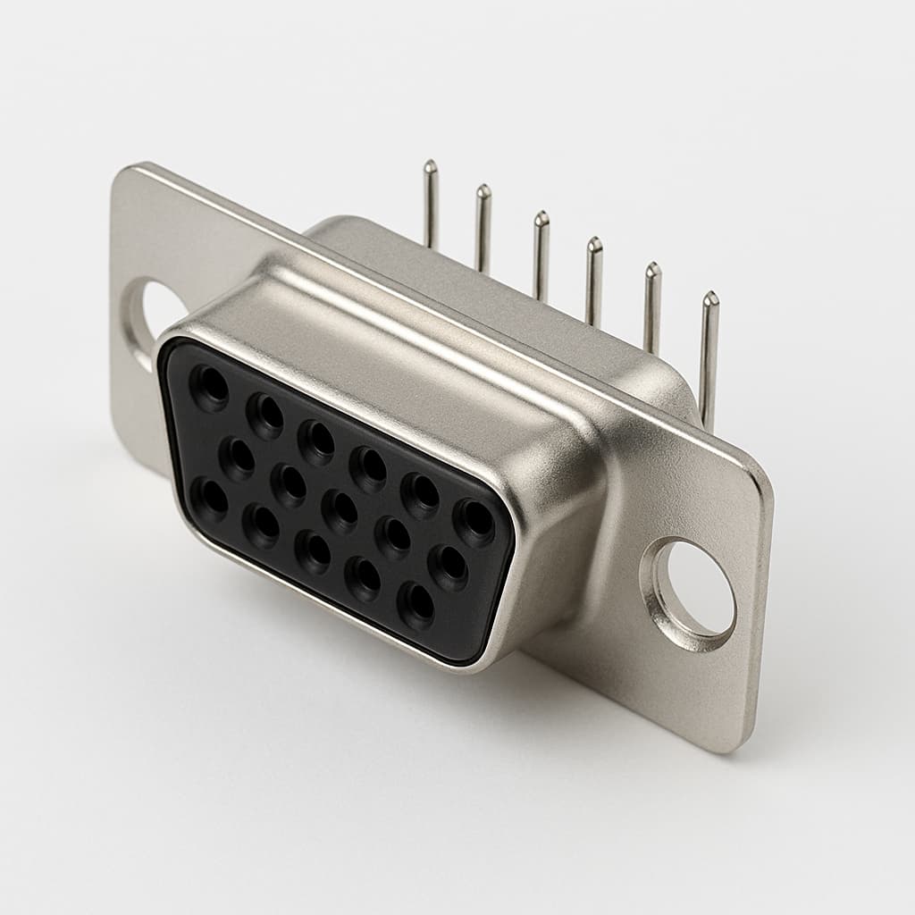 Molex / FCT 1731090213 D-SUB Receptacle — illustrative AI-generated image