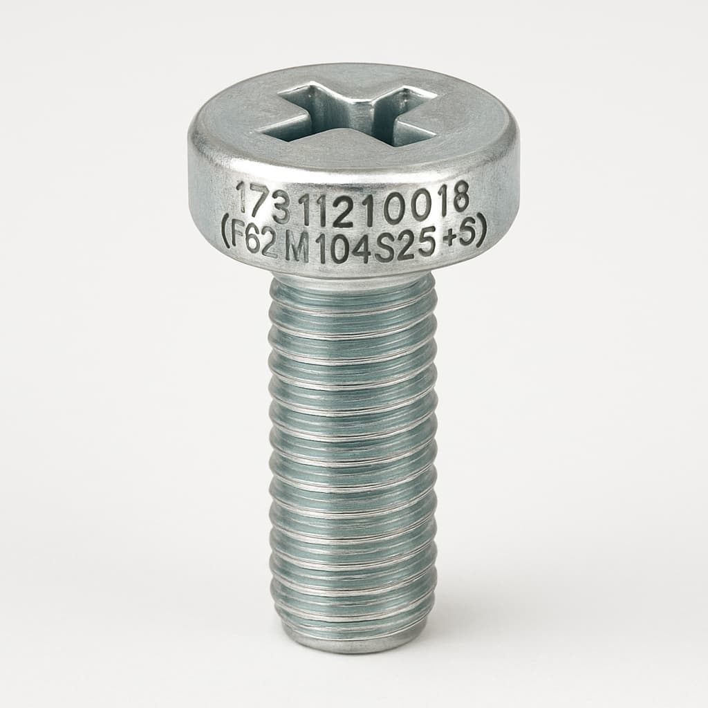 Molex / FCT 1731121018 (F62M104S253+S) Screw — illustrative AI-generated image