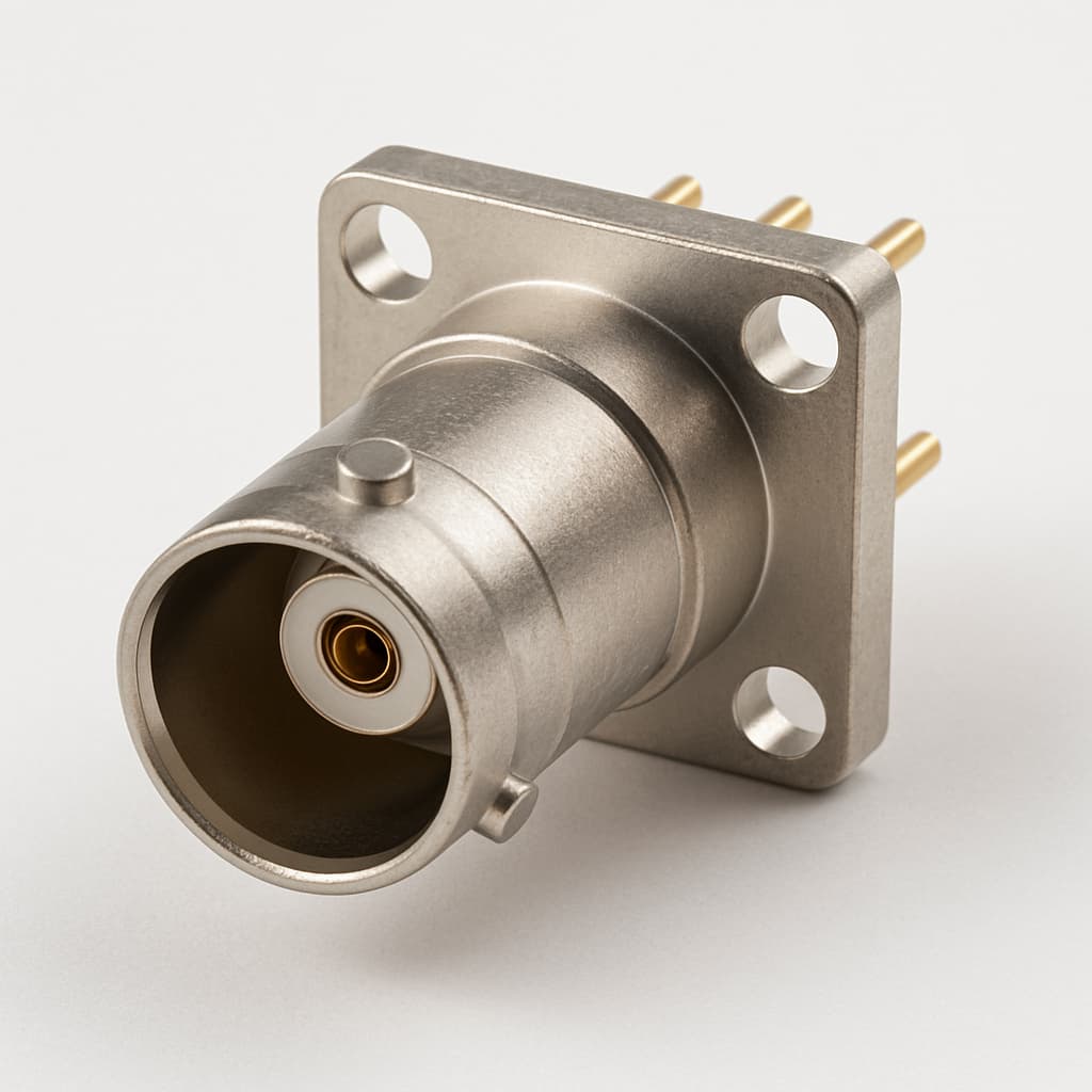 Molex / FCT 1731120446 (FBM003S154U) Receptacle, 50 OHM — illustrative AI-generated image