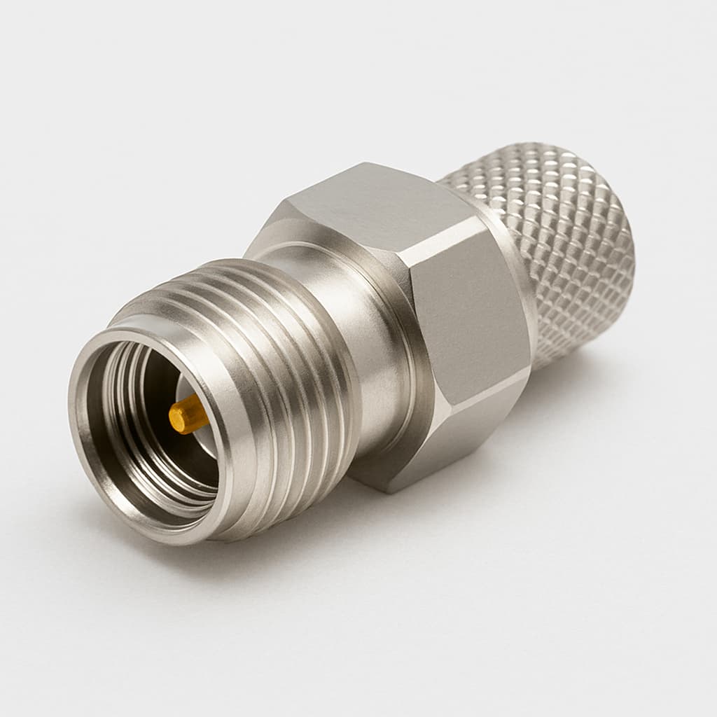 Molex / FCT 1731120447 (FBM004P154M) 50 Ohm Plug — illustrative AI-generated image