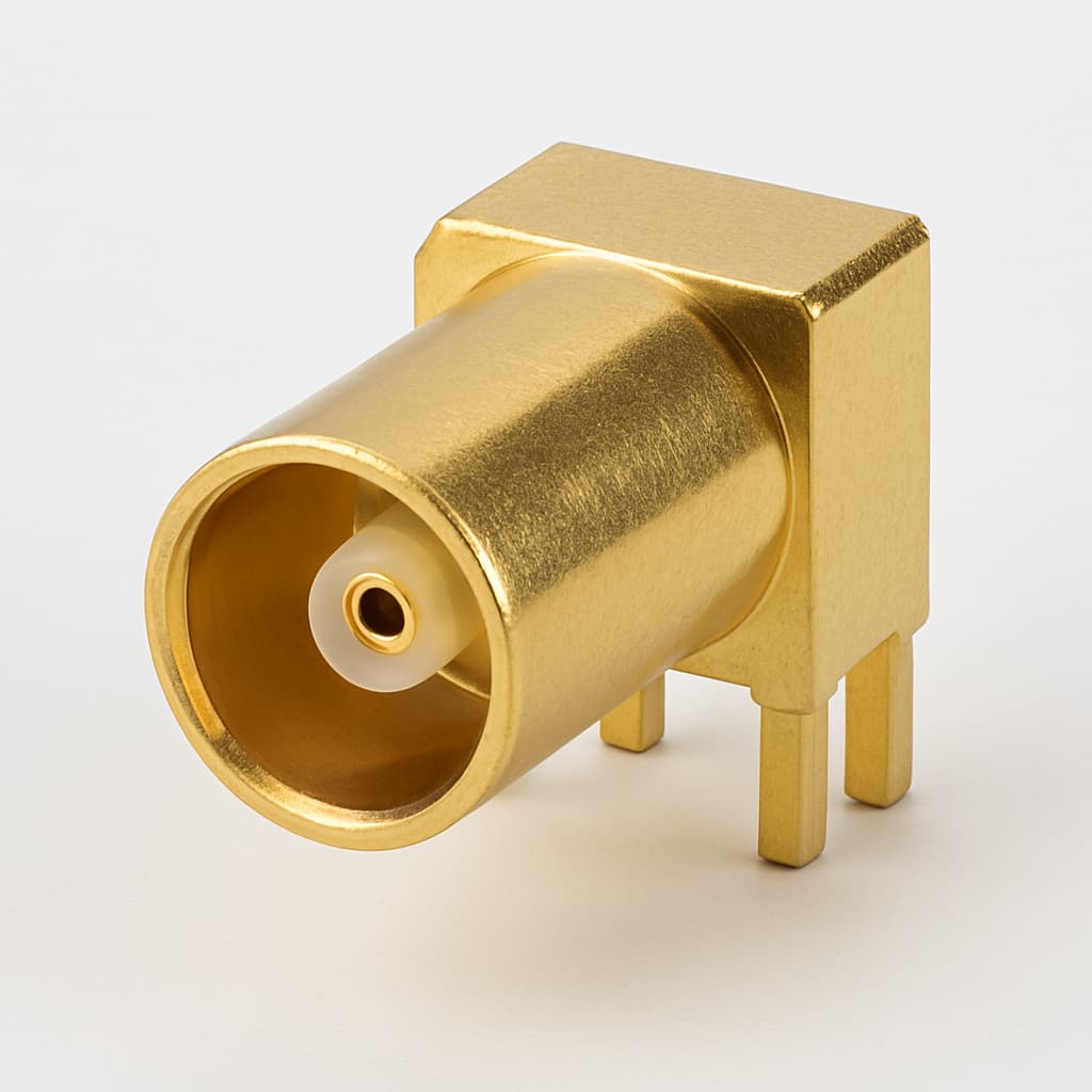 Molex / FCT 1731121054 (FBM022P154MR) 50 Ohm PCB Plug — illustrative AI-generated image