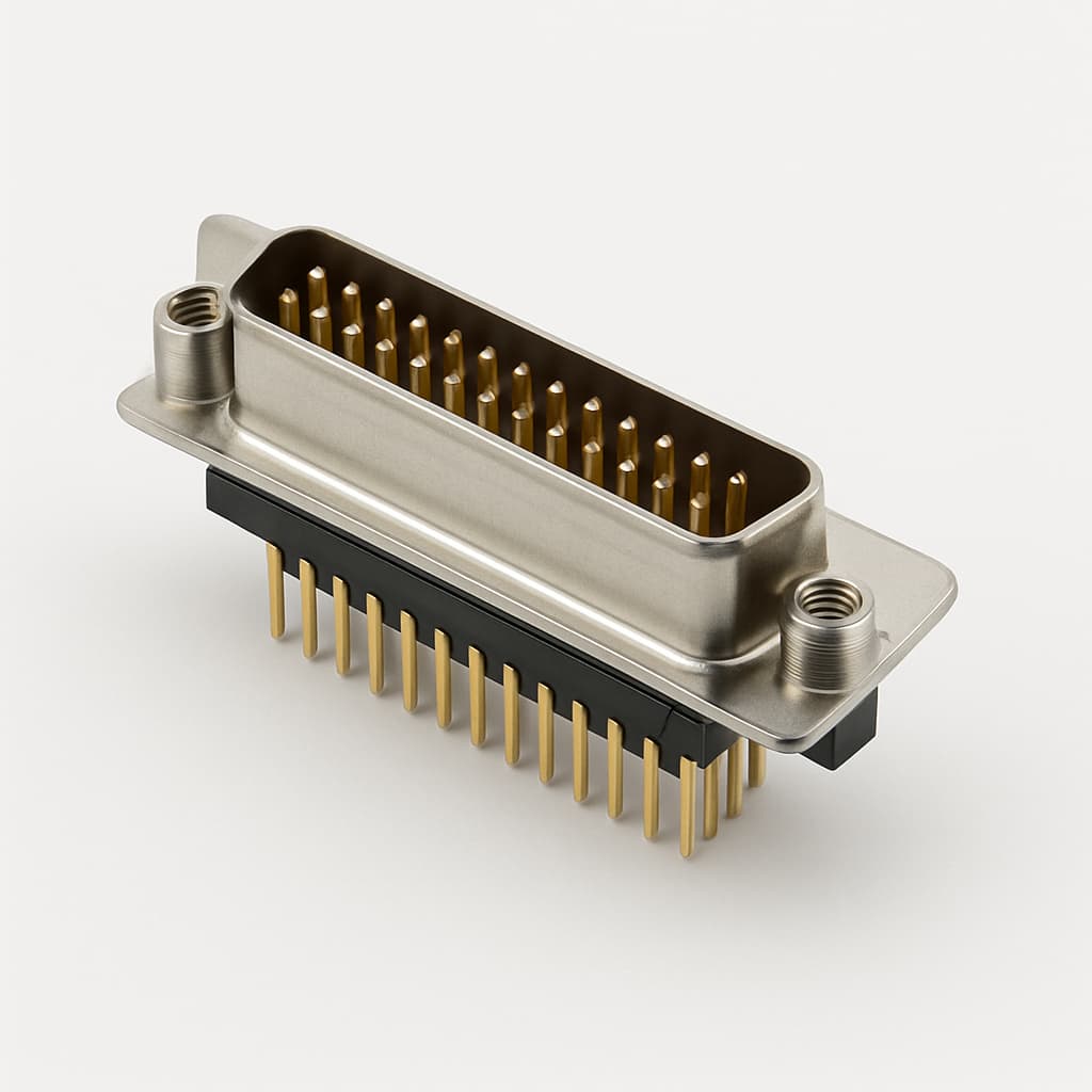 Molex / FCT 1731140168 (FC37P5G1-0246) D-Sub Plug — illustrative AI-generated image
