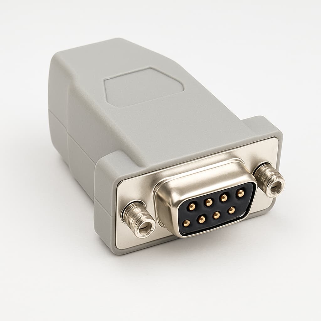 Molex / FCT 1731140403 DPORT 09 Plug / 09 Plug with Hood — illustrative AI-generated image