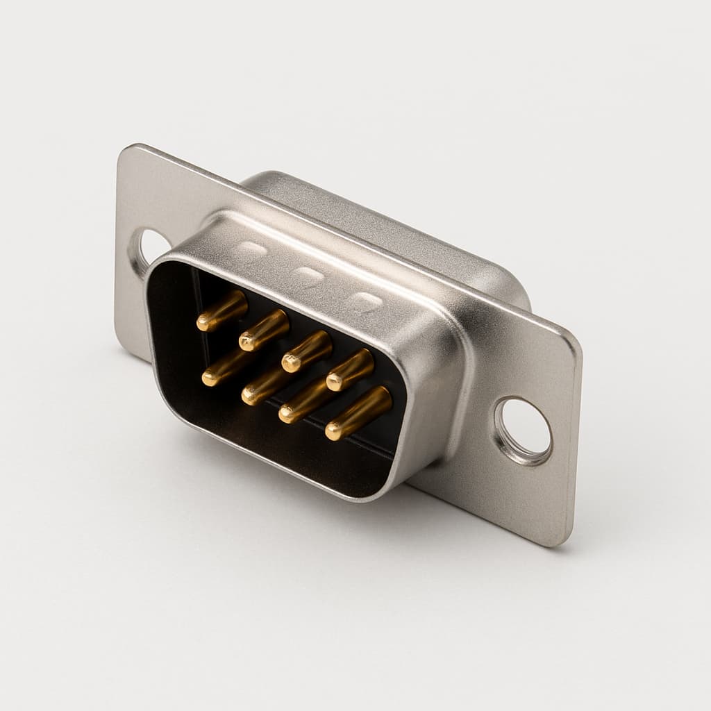 Molex / FCT 1731140274 (FDT09SPG1M) DPORT 09 Receptacle / 09 Plug — illustrative AI-generated image