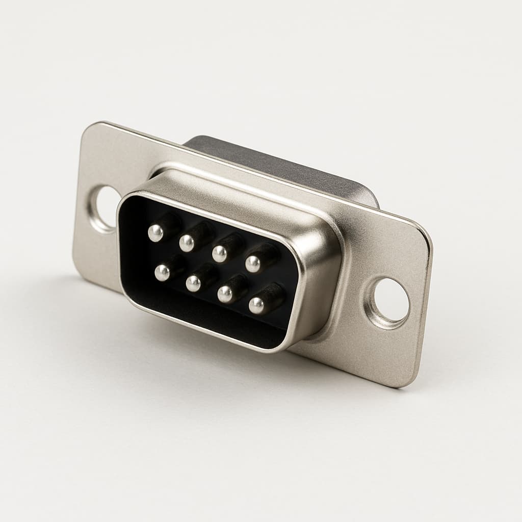 Molex / FCT 1731140249 (FDZ09PSG2M) DPORT 09 Plug / 09 Receptacle — illustrative AI-generated image