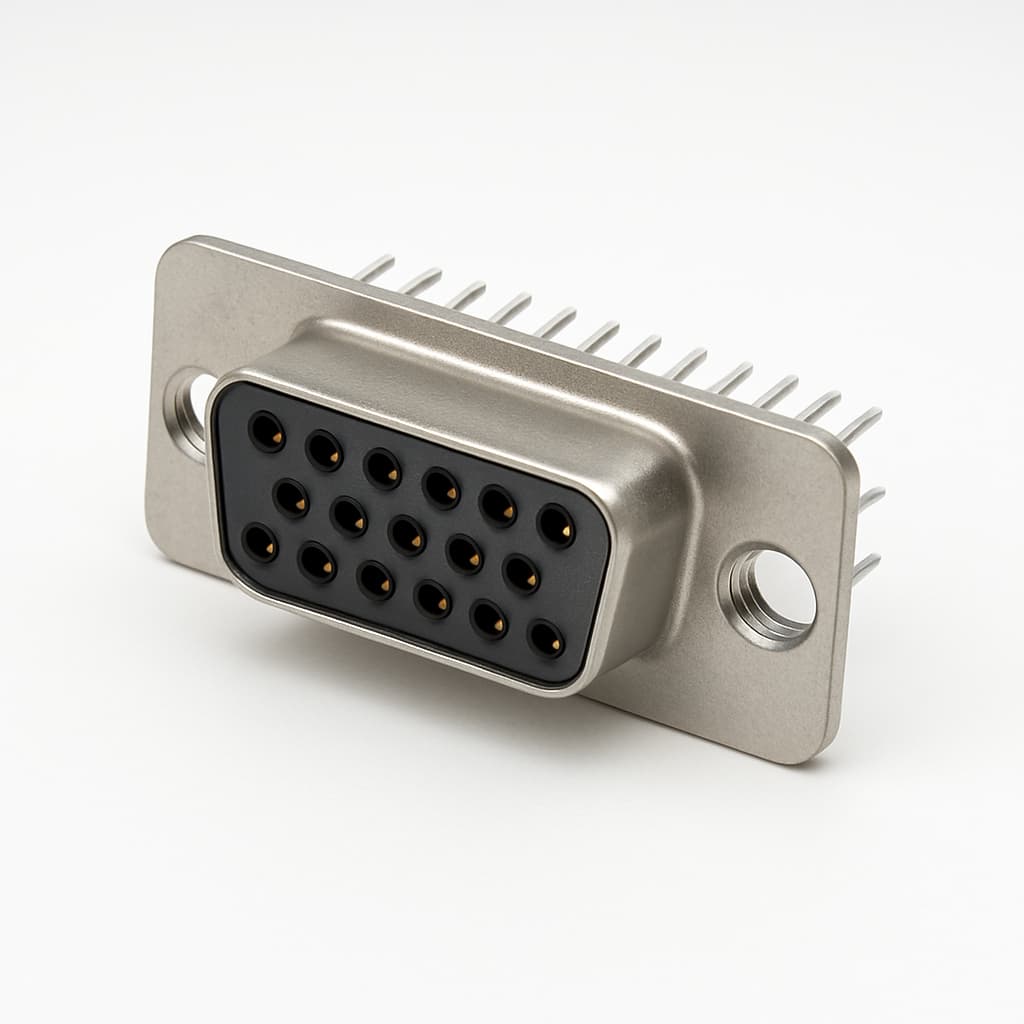 Molex / FCT 1731140250 (FDZ15SG2M) DPORT 15 Receptacle — illustrative AI-generated image