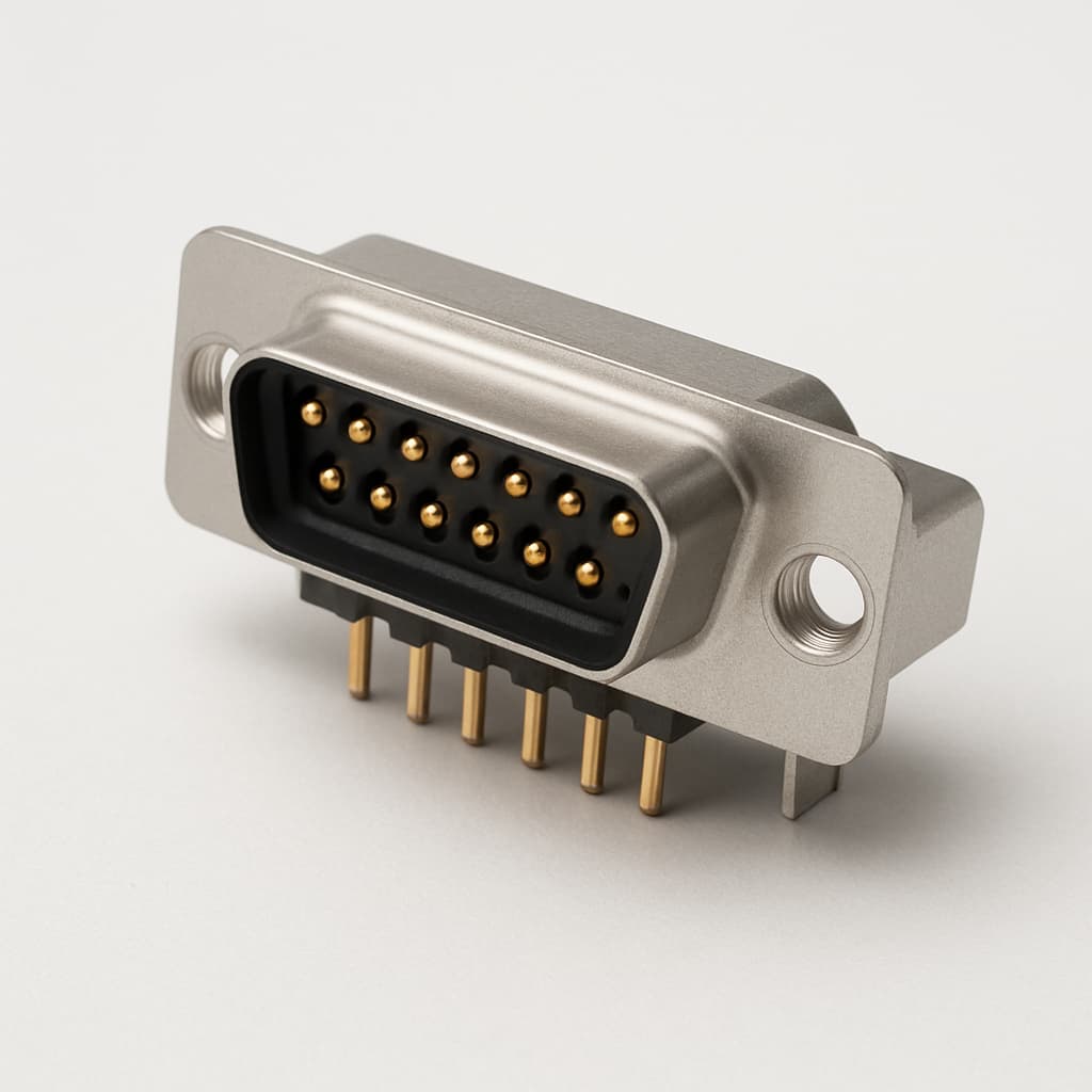 Molex / FCT 1731090861 (FE15S21G1-1049) LOPRO RA PC Receptacle — illustrative AI-generated image