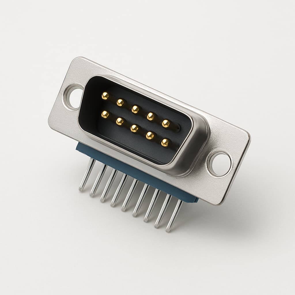 Molex / FCT 1731091932 (FEVT15P21SG1-2430) D-Sub Plug 15 Pin — illustrative AI-generated image