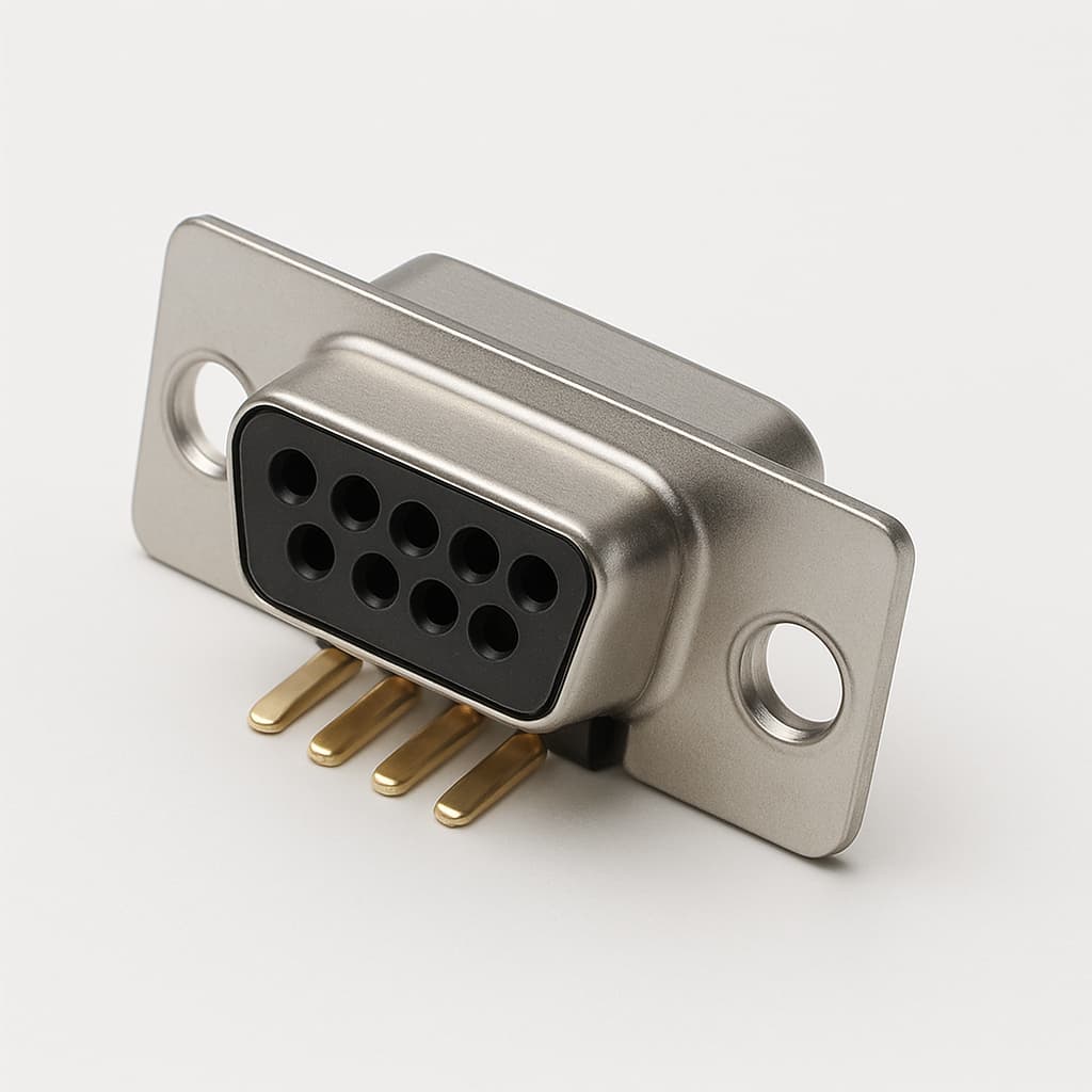 Molex / FCT 1731090954 D-SUB SDR Receptacle — illustrative AI-generated image