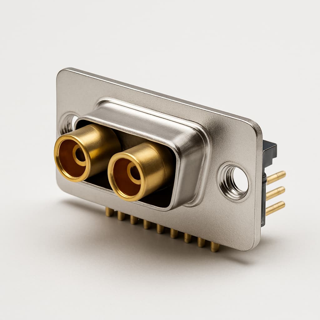 Molex / FCT 1731070275 (FH17W2P41-3679) D-Sub Plug 17W2 — illustrative AI-generated image
