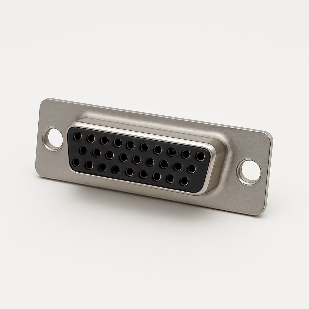 Molex / FCT 1731090602 D-Sub Receptacle — illustrative AI-generated image