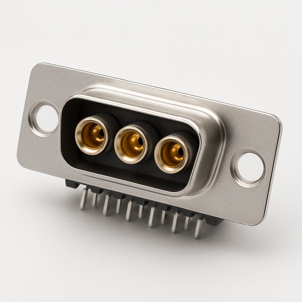 Molex / FCT 1731070684 (FH3W3S-1690) D-Sub PC Receptacle 3W3 — illustrative AI-generated image