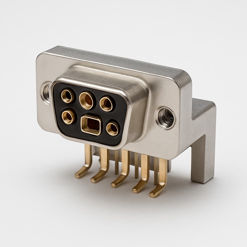 Molex / FCT 1731071272 (FH5W5P-6122) ML RA PC Plug — illustrative AI-generated image
