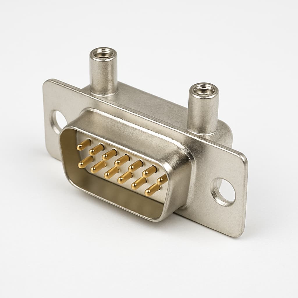 Molex / FCT 1731070212 (FH7W2P22-1213) D-Sub PC Plug — illustrative AI-generated image