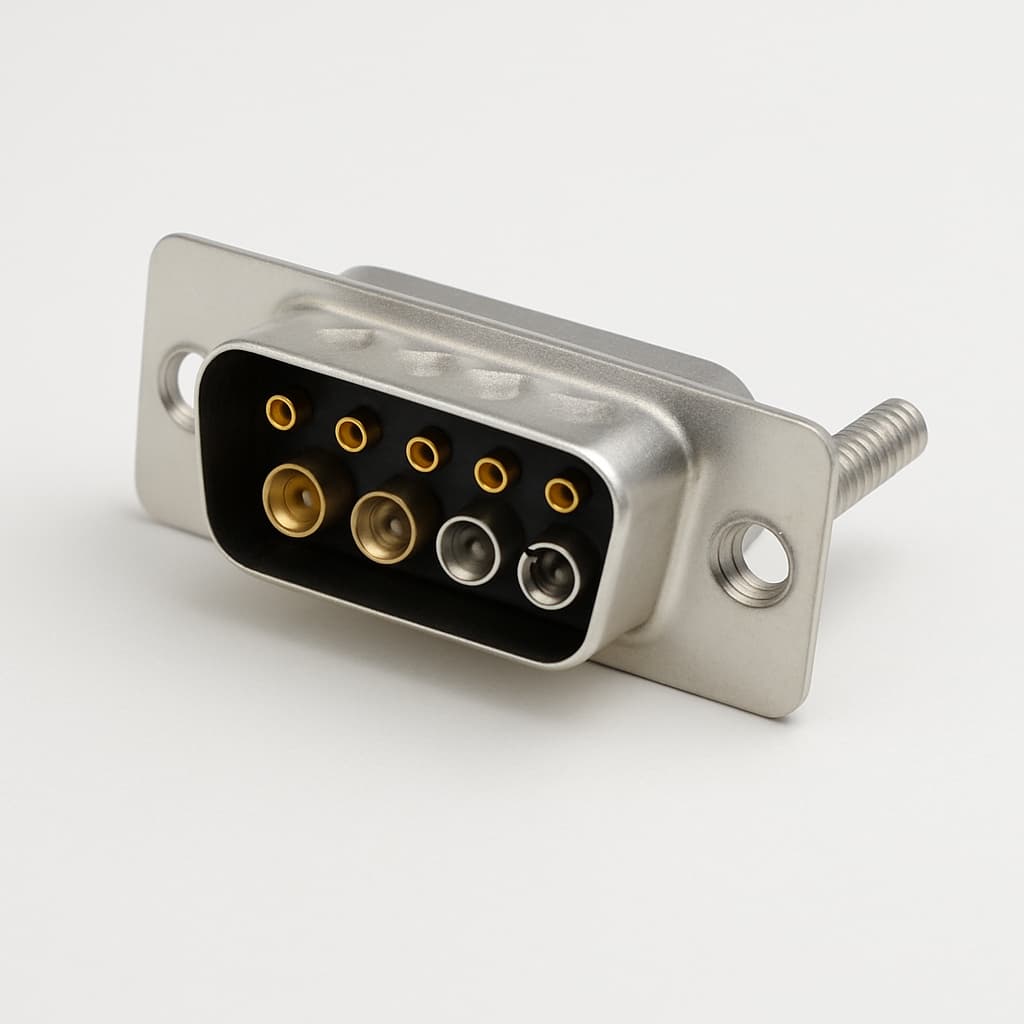 Molex / FCT 1731070400 (FH9W4S1-1690) D-Sub Receptacle — illustrative AI-generated image