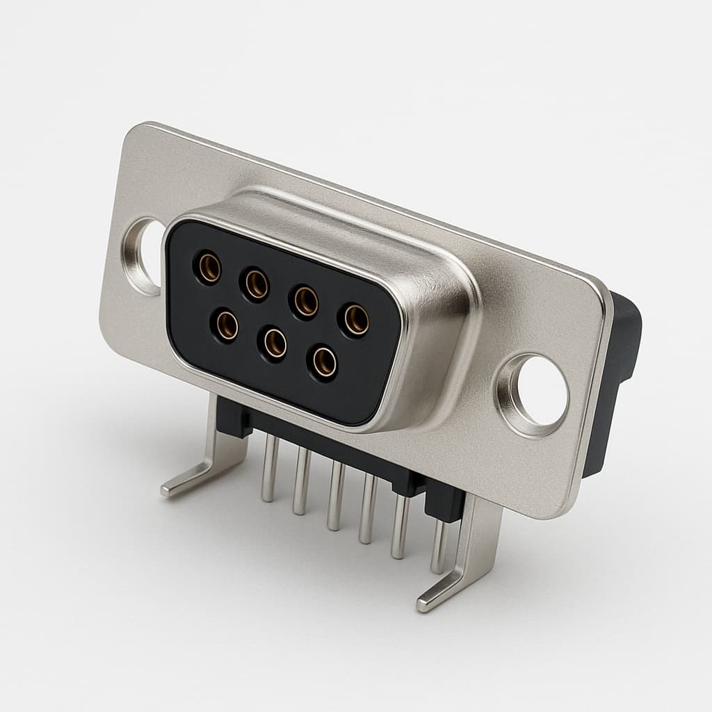 Molex / FCT 1731090065 (FHT09S5G1) D-SUB Receptacle — illustrative AI-generated image