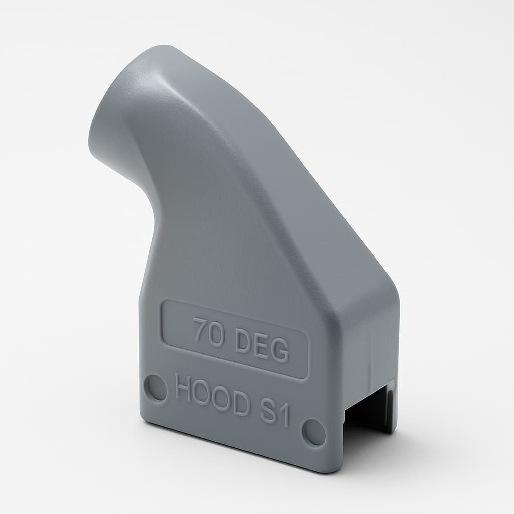 Molex / FCT 1731110127 (FKC1A-K282E) Hood — illustrative AI-generated image