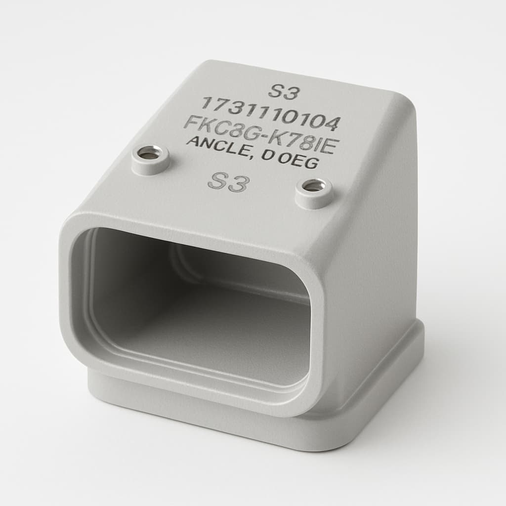 Molex / FCT 1731110104 (FKC3G-K774E) S3 Hood — illustrative AI-generated image