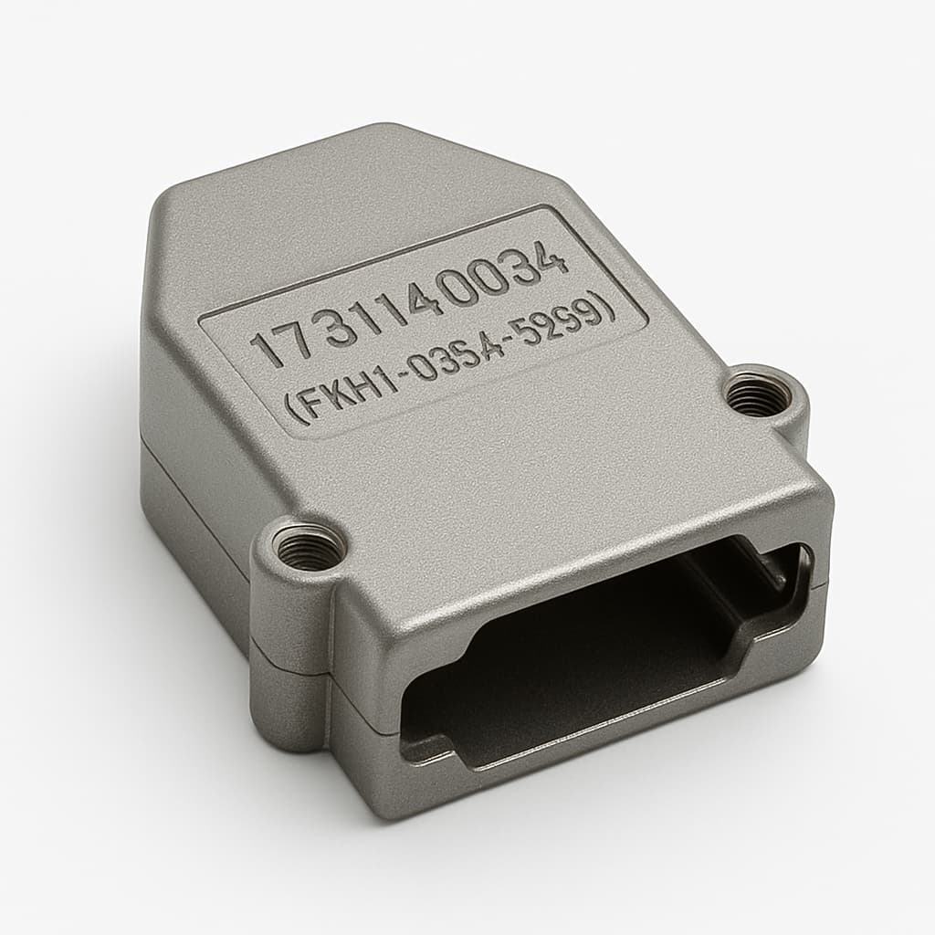 Molex / FCT 1731140094 (FKH1-09SA-5939) Hood Kit — illustrative AI-generated image