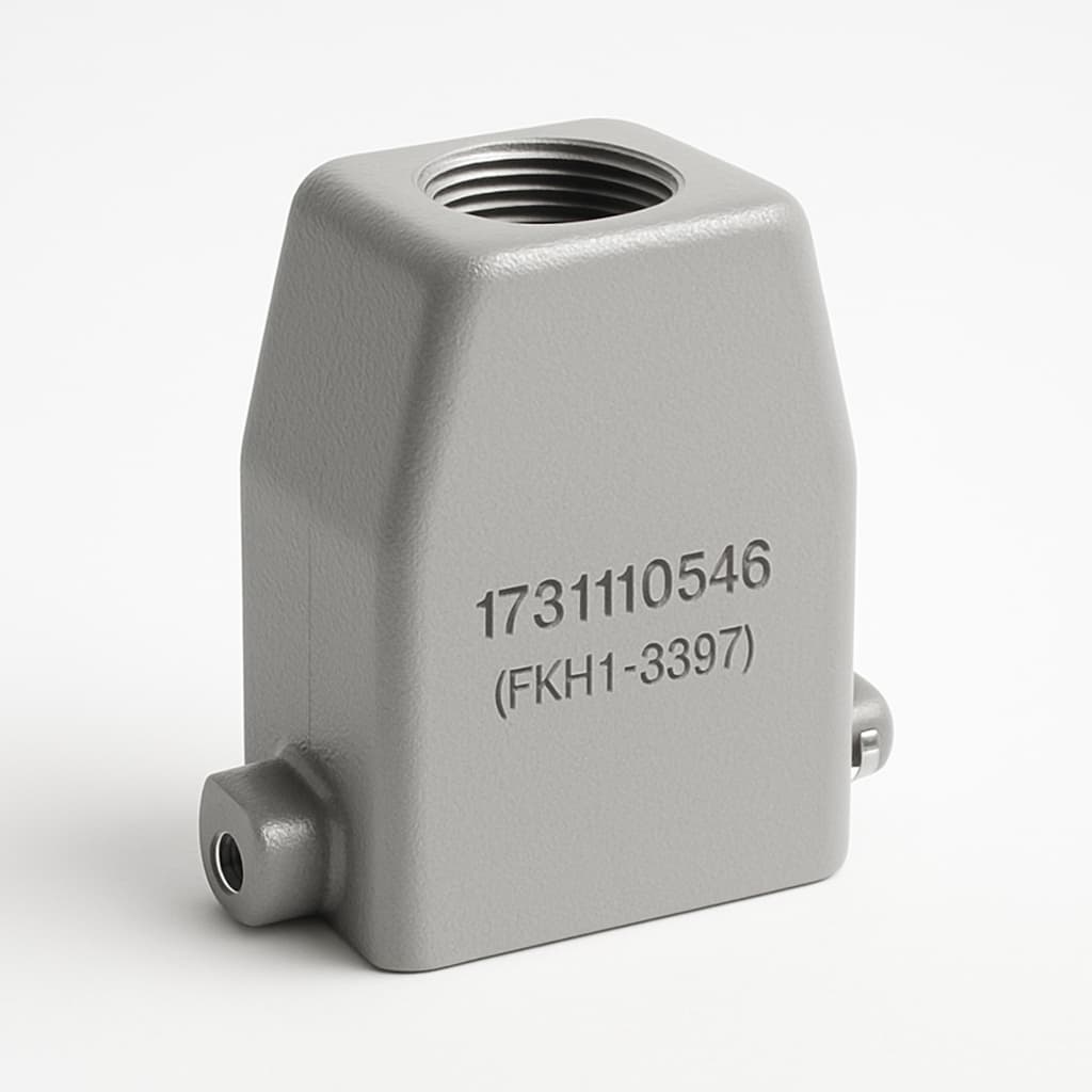 Molex / FCT 1731110546 (FKH1-3397) Hood S1 0 DEG — illustrative AI-generated image