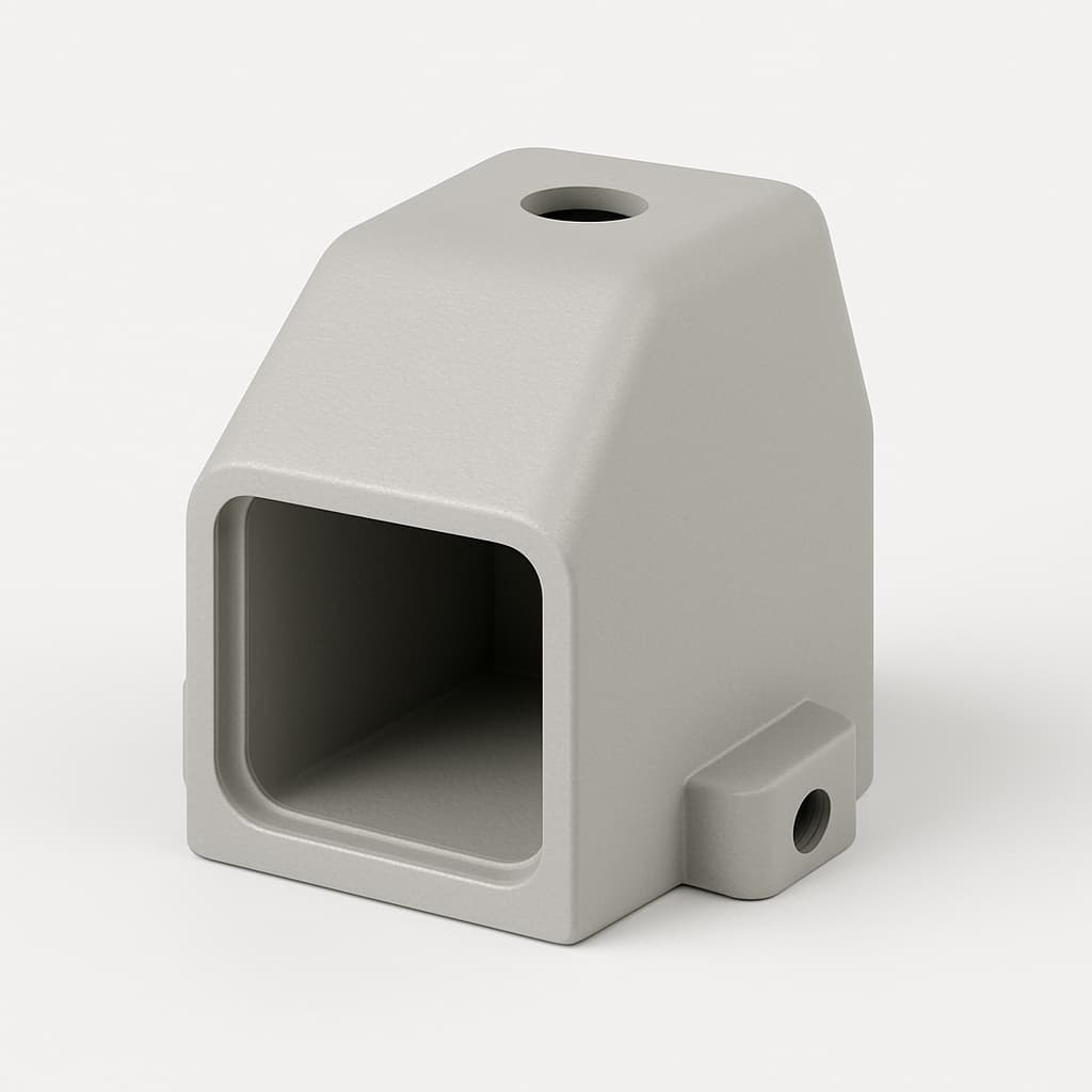 Molex / FCT 1731110002 (FKH1RE) Plastic Hood — illustrative AI-generated image