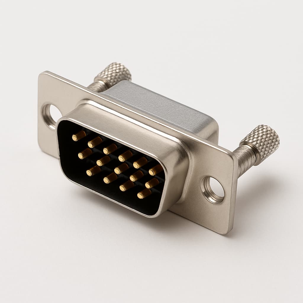 Molex / FCT 1731090688 (FL15P7-1853) D-Sub Plug — illustrative AI-generated image