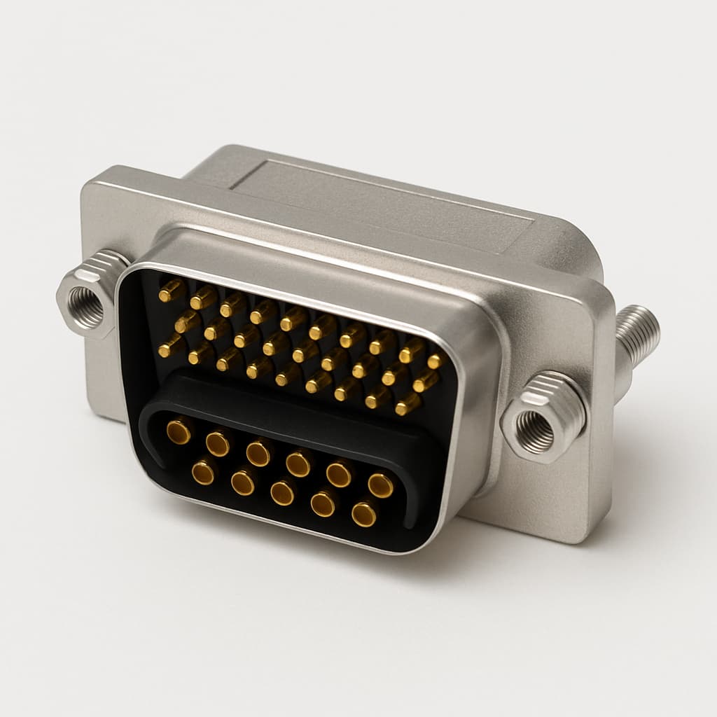Molex / FCT 1731071293 (FL24W7P7-5442) Plug 24W7 — illustrative AI-generated image