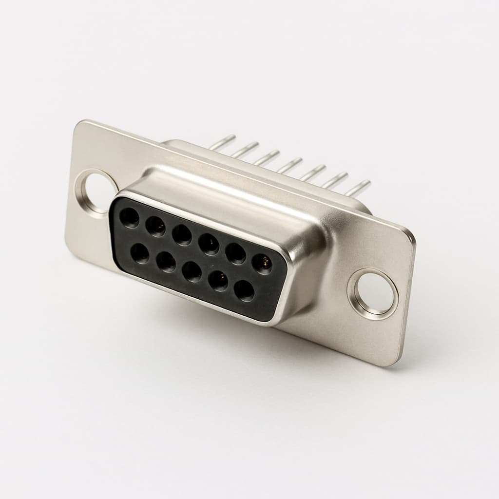 Molex / FCT 1731130179 (FLW09-15S7) HD D-Sub Receptacle — illustrative AI-generated image