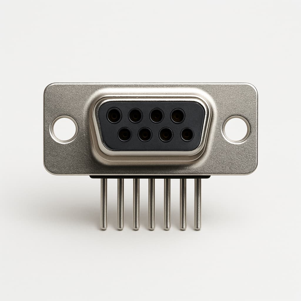 Molex / FCT 1731090324 D-SUB CRP Receptacle — illustrative AI-generated image