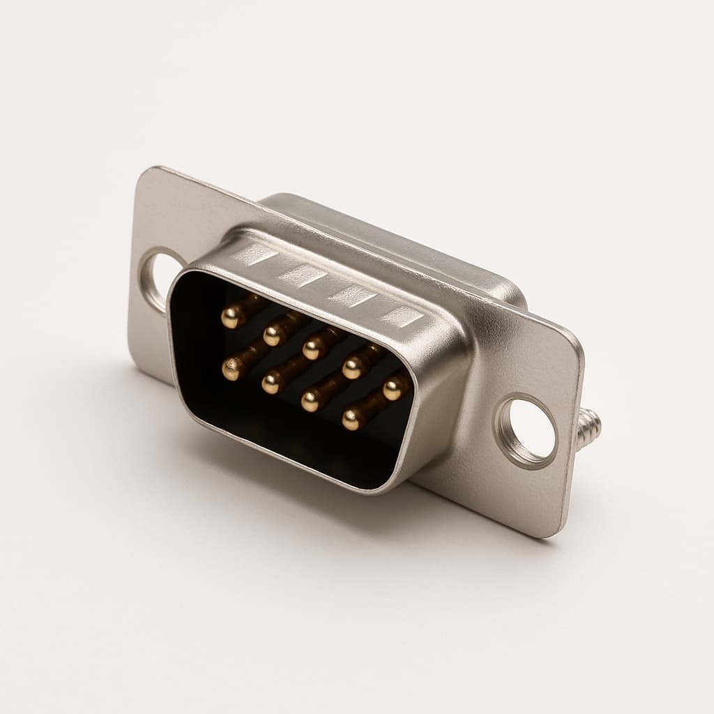 Molex / FCT 1731090670 D-Sub Plug — illustrative AI-generated image