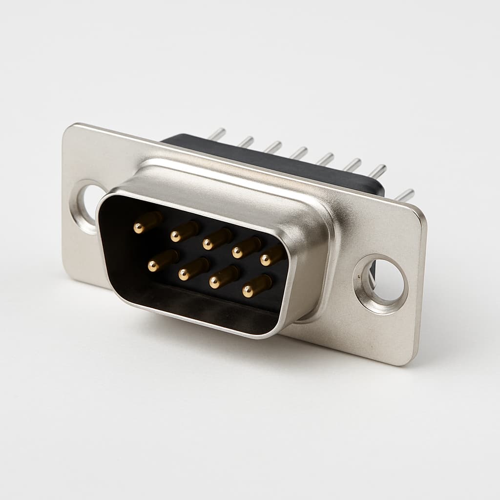 Molex / FCT 1731090561 (FM09S1-1277) D-Sub PC Receptacle — illustrative AI-generated image